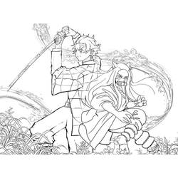 Dibujo para colorear: Demon Slayer (Anime y Manga) #175975 - Dibujos para Colorear e Imprimir Gratis