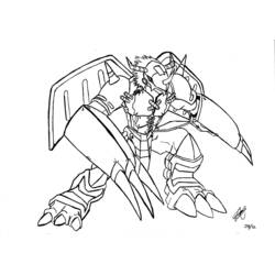 Dibujos para colorear: Digimon - Dibujos para Colorear e Imprimir Gratis