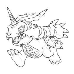 Dibujo Digimon (Anime y Manga) #51549 para imprimir y colorear