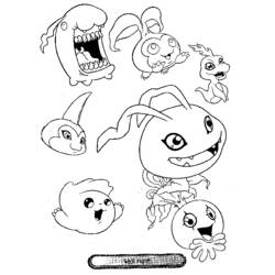 Dibujo Digimon (Anime y Manga) #51608 para imprimir y colorear