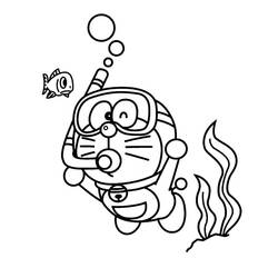 Dibujo para colorear: Doraemon (Anime y Manga) #208763 - Dibujos para Colorear e Imprimir Gratis