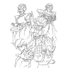 Dibujo Dragon Ball Z (Anime y Manga) #38486 para imprimir y colorear