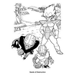 Dibujo Dragon Ball Z (Anime y Manga) #38521 para imprimir y colorear