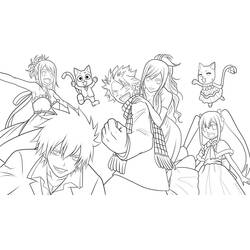 Dibujo Fairy Tail (Anime y Manga) #176082 para imprimir y colorear