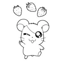 Dibujos para colorear: Hamtaro - Dibujos para Colorear e Imprimir Gratis