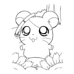 Dibujo Hamtaro (Anime y Manga) #39937 para imprimir y colorear