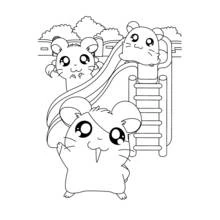 Dibujo Hamtaro (Anime y Manga) #39962 para imprimir y colorear
