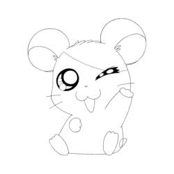 Dibujo Hamtaro (Anime y Manga) #39967 para imprimir y colorear