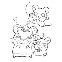 Dibujo Hamtaro (Anime y Manga) #39980 para imprimir y colorear