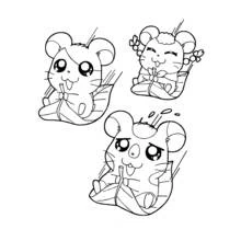 Dibujo Hamtaro (Anime y Manga) #40014 para imprimir y colorear