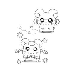 Dibujo Hamtaro (Anime y Manga) #40062 para imprimir y colorear