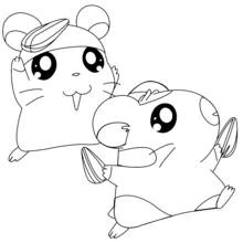 Dibujo Hamtaro (Anime y Manga) #40063 para imprimir y colorear
