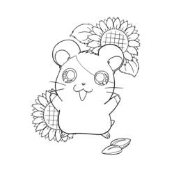 Dibujo Hamtaro (Anime y Manga) #40065 para imprimir y colorear