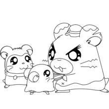 Dibujo Hamtaro (Anime y Manga) #40110 para imprimir y colorear