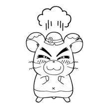 Dibujo Hamtaro (Anime y Manga) #40115 para imprimir y colorear