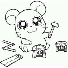 Dibujo Hamtaro (Anime y Manga) #40146 para imprimir y colorear