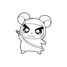 Dibujo Hamtaro (Anime y Manga) #40150 para imprimir y colorear