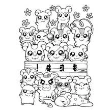 Dibujo Hamtaro (Anime y Manga) #40159 para imprimir y colorear