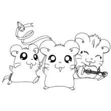 Dibujo Hamtaro (Anime y Manga) #40216 para imprimir y colorear