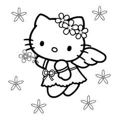 Dibujo Hello Kitty (Anime y Manga) #175652 para imprimir y colorear
