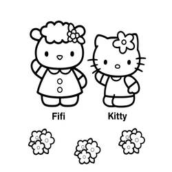 Dibujo Hello Kitty (Anime y Manga) #175672 para imprimir y colorear