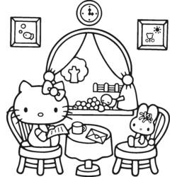 Dibujo para colorear: Hello Kitty (Anime y Manga) #36743 - Dibujos para Colorear e Imprimir Gratis