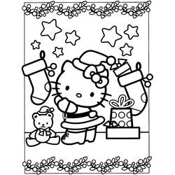 Dibujo para colorear: Hello Kitty (Anime y Manga) #36758 - Dibujos para Colorear e Imprimir Gratis