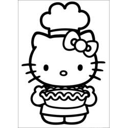 Dibujo para colorear: Hello Kitty (Anime y Manga) #36771 - Dibujos para Colorear e Imprimir Gratis