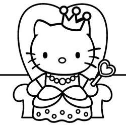 Dibujo para colorear: Hello Kitty (Anime y Manga) #36772 - Dibujos para Colorear e Imprimir Gratis