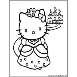 Dibujo para colorear: Hello Kitty (Anime y Manga) #36794 - Dibujos para Colorear e Imprimir Gratis