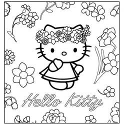Dibujo para colorear: Hello Kitty (Anime y Manga) #36858 - Dibujos para Colorear e Imprimir Gratis
