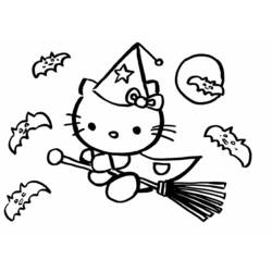 Dibujo para colorear: Hello Kitty (Anime y Manga) #36890 - Dibujos para Colorear e Imprimir Gratis