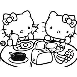 Dibujo para colorear: Hello Kitty (Anime y Manga) #36895 - Dibujos para Colorear e Imprimir Gratis