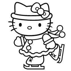 Dibujo para colorear: Hello Kitty (Anime y Manga) #36904 - Dibujos para Colorear e Imprimir Gratis