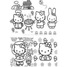 Dibujo Hello Kitty (Anime y Manga) #36921 para imprimir y colorear