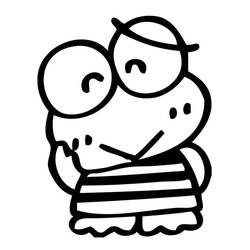 Dibujos para colorear: Keroppi - Dibujos para Colorear e Imprimir Gratis