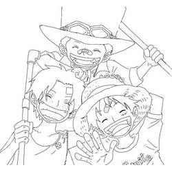 Dibujos para colorear: Luffy - Dibujos para Colorear e Imprimir Gratis