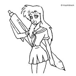 Dibujo Mangas (Anime y Manga) #42825 para imprimir y colorear