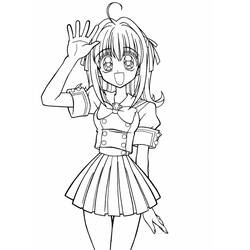 Dibujos para colorear: Mermaid Melody: Pichi Pichi Pitch - Dibujos para Colorear e Imprimir Gratis