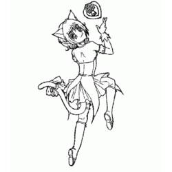 Dibujo para colorear: Mew Mew Power (Anime y Manga) #46175 - Dibujos para Colorear e Imprimir Gratis