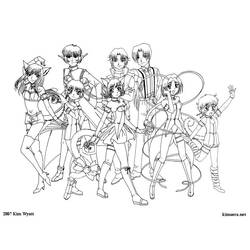 Dibujo para colorear: Mew Mew Power (Anime y Manga) #46178 - Dibujos para Colorear e Imprimir Gratis