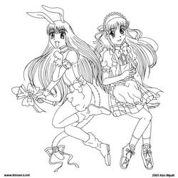 Dibujo para colorear: Mew Mew Power (Anime y Manga) #46185 - Dibujos para Colorear e Imprimir Gratis