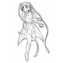 Dibujo para colorear: Mew Mew Power (Anime y Manga) #46187 - Dibujos para Colorear e Imprimir Gratis