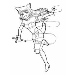 Dibujo para colorear: Mew Mew Power (Anime y Manga) #46189 - Dibujos para Colorear e Imprimir Gratis