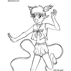 Dibujo para colorear: Mew Mew Power (Anime y Manga) #46195 - Dibujos para Colorear e Imprimir Gratis