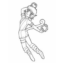 Dibujo para colorear: Mew Mew Power (Anime y Manga) #46234 - Dibujos para Colorear e Imprimir Gratis