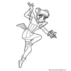 Dibujo para colorear: Mew Mew Power (Anime y Manga) #46253 - Dibujos para Colorear e Imprimir Gratis