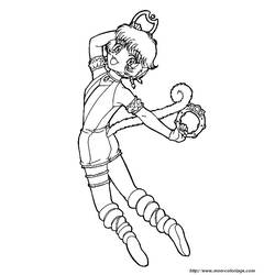 Dibujo para colorear: Mew Mew Power (Anime y Manga) #46272 - Dibujos para Colorear e Imprimir Gratis