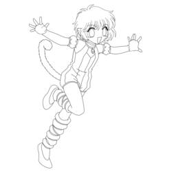 Dibujo para colorear: Mew Mew Power (Anime y Manga) #46306 - Dibujos para Colorear e Imprimir Gratis