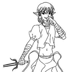 Dibujo para colorear: Mew Mew Power (Anime y Manga) #46307 - Dibujos para Colorear e Imprimir Gratis